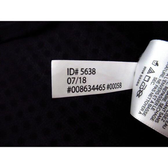 Express Black Polka Dot Cami Tank Top Womens Medium Lined Mesh Flocked Dot - Picture 10 of 10